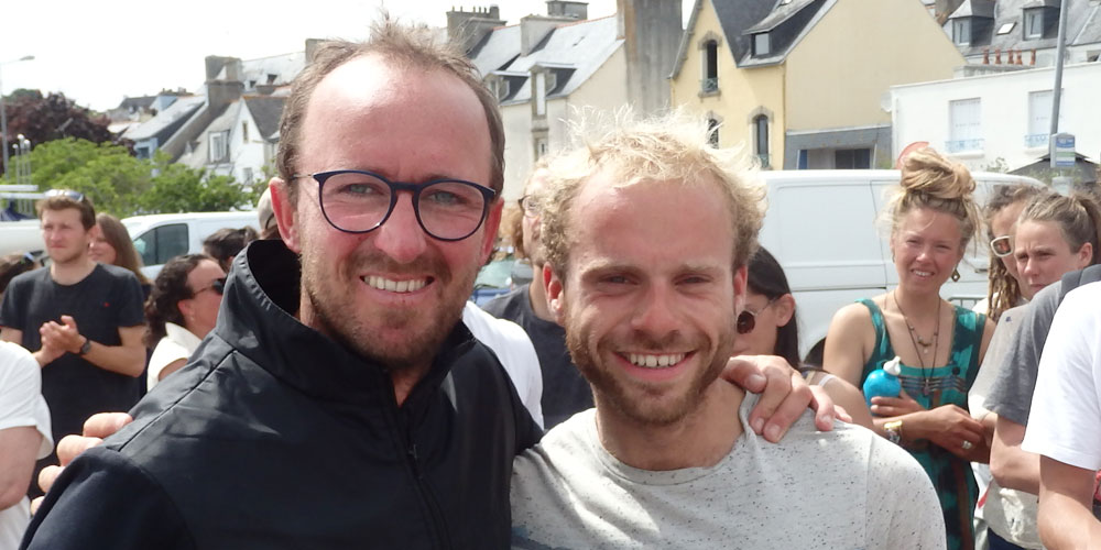 François Jambou et Victor Mathieu sont arrivés vainqueurs de la Mini Fastnet 2022, sur 967 Univers 650